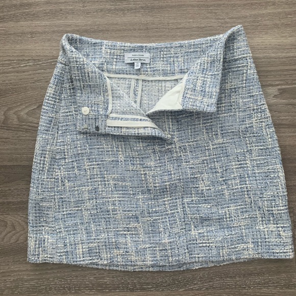 tweed blue skirt - Picture 3 of 5